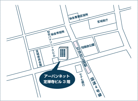 図：東北支店地図