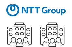 An image representing the number of billing and collection transactions processed for NTT Group companies